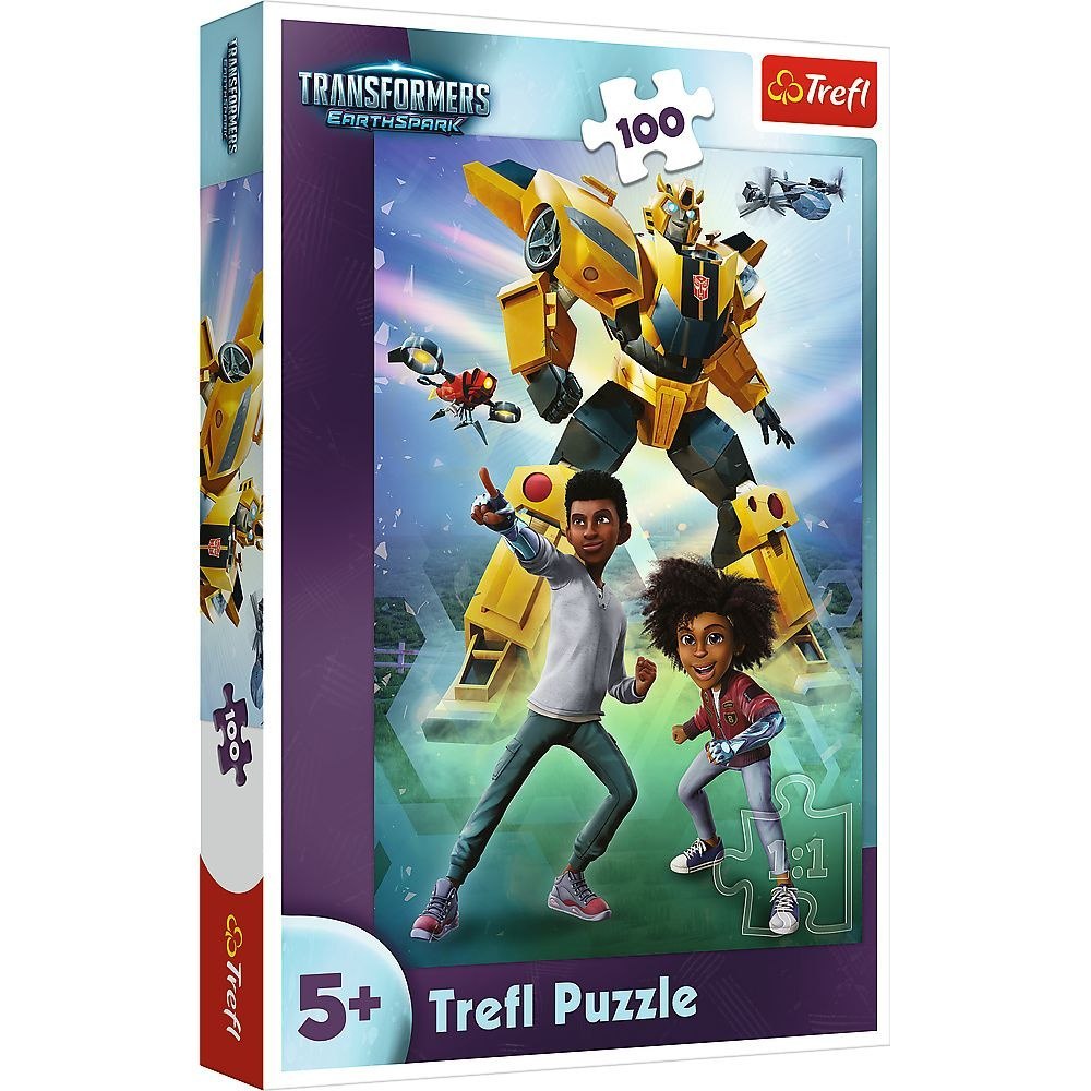 PUZZLE 100 PIEZAS EQUIPO TRANSFORMERS TREFL 16457 TR TREFL